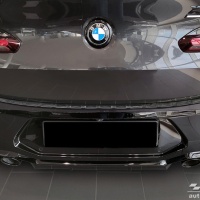 Kryt prahu zadn�ch dve�� nerez �ern� BMW X4 II G02/F98 M Competition Facelift -- od roku v�roby 2021-