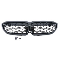 Dynamik Style m��ky "ledvinky" p�edn� kapoty Diamond Type �ern� leskl� BMW 3 G20/G21 (NE pro LCI) -- od roku v�roby 2019-