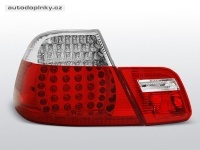 Zadní světla, lampy LED BMW E46, 1999-2003, coupe, čiré/červené Zadní světla, lampy LED BMW E46, 1999-2003, coupe, čiré/červené