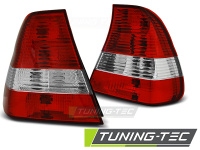 Zadn� sv�tla BMW E46, Compact 01-04, �erven�, b�l�