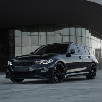 Oneway kompletn� body kit BMW 3 G20 Sedan M-Pack / M340i (s ov�ln�mi koncovkami v�fuku) -- rok v�roby 2018-22 - leskl� �ern�