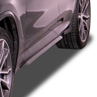 RDX Racedesign prahov� li�ty Slim (ABS plast leskl� �ern�) BMW X4 G02 -- od roku v�roby 2018-