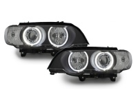 P�edn� sv�tla BMW X5 E53 -- rok v�roby 99-03 Angel Eyes �ern�