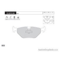 GALFER zadní brzdové desky typ FDA 1045 BMW Serie 3 (E36) 320i 24V -- rok výroby 91-98 ( brzdový systém ATE ) GALFER zadní brzdové desky typ FDA 1045 BMW Serie 3 (E36) 320i 24V -- rok výroby 91-98 ( brzdový systém ATE )
