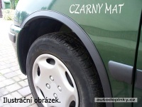 Lemy blatníků černé matné BMW 3 E46 3dv. compact -- rok výroby 2000-2004 (4dílná sada) Lemy blatníků černé matné BMW 3 E46 3dv. compact -- rok výroby 2000-2004 (4dílná sada)