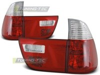 Zadn� sv�tla, lampy BMW X5 E53, 1999-2003, b�l�/�erven�