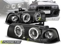 P�edn� sv�tla BMW E36, 1991-1998, Angel Eyes, �ern� black, sedan, compact, touring