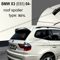Zadn� spoiler k�ilt nad okno BMW X3 E83 -- od roku v�roby 01/2004-